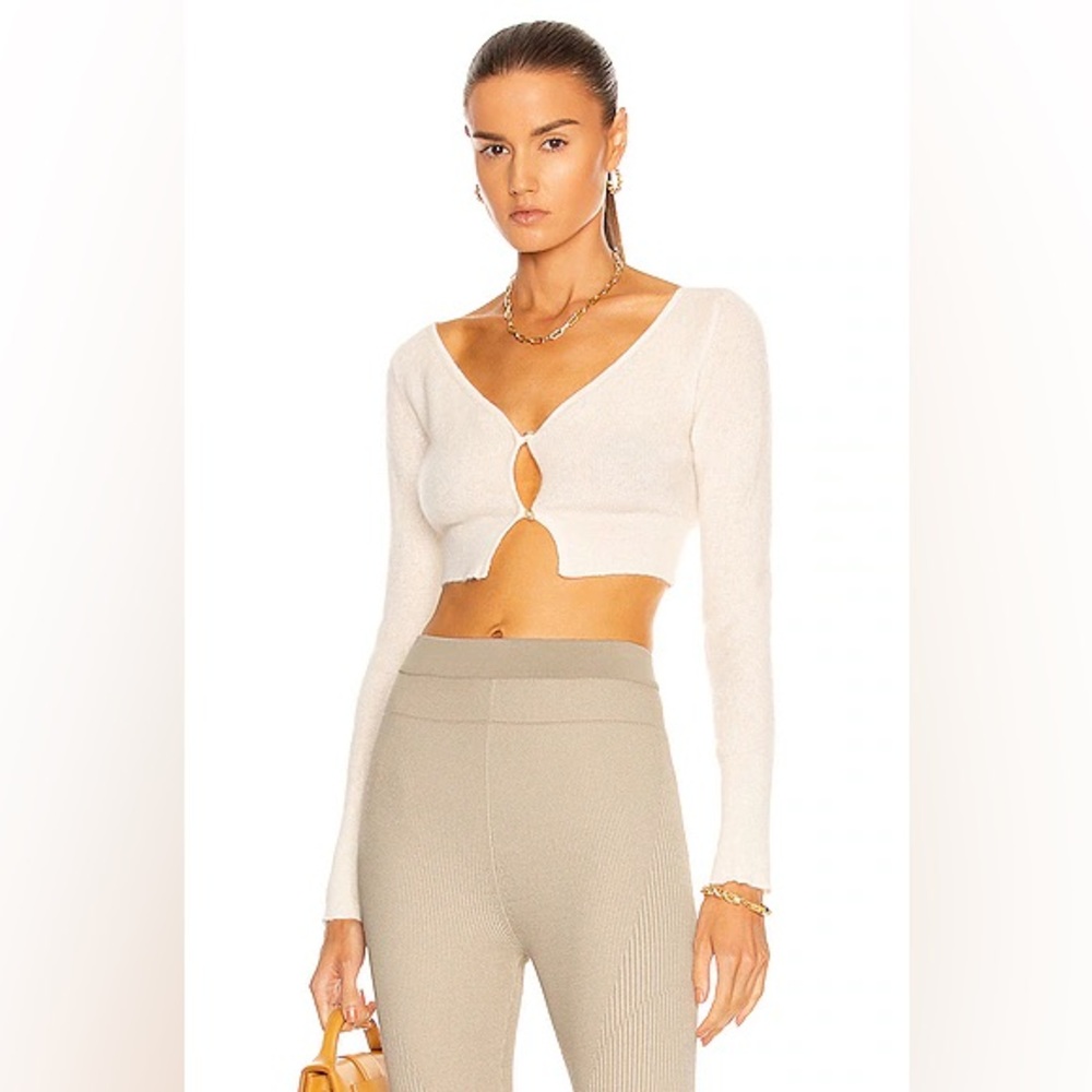 Jacquemus Le Cardigan Alzou Off-White Size EU 38